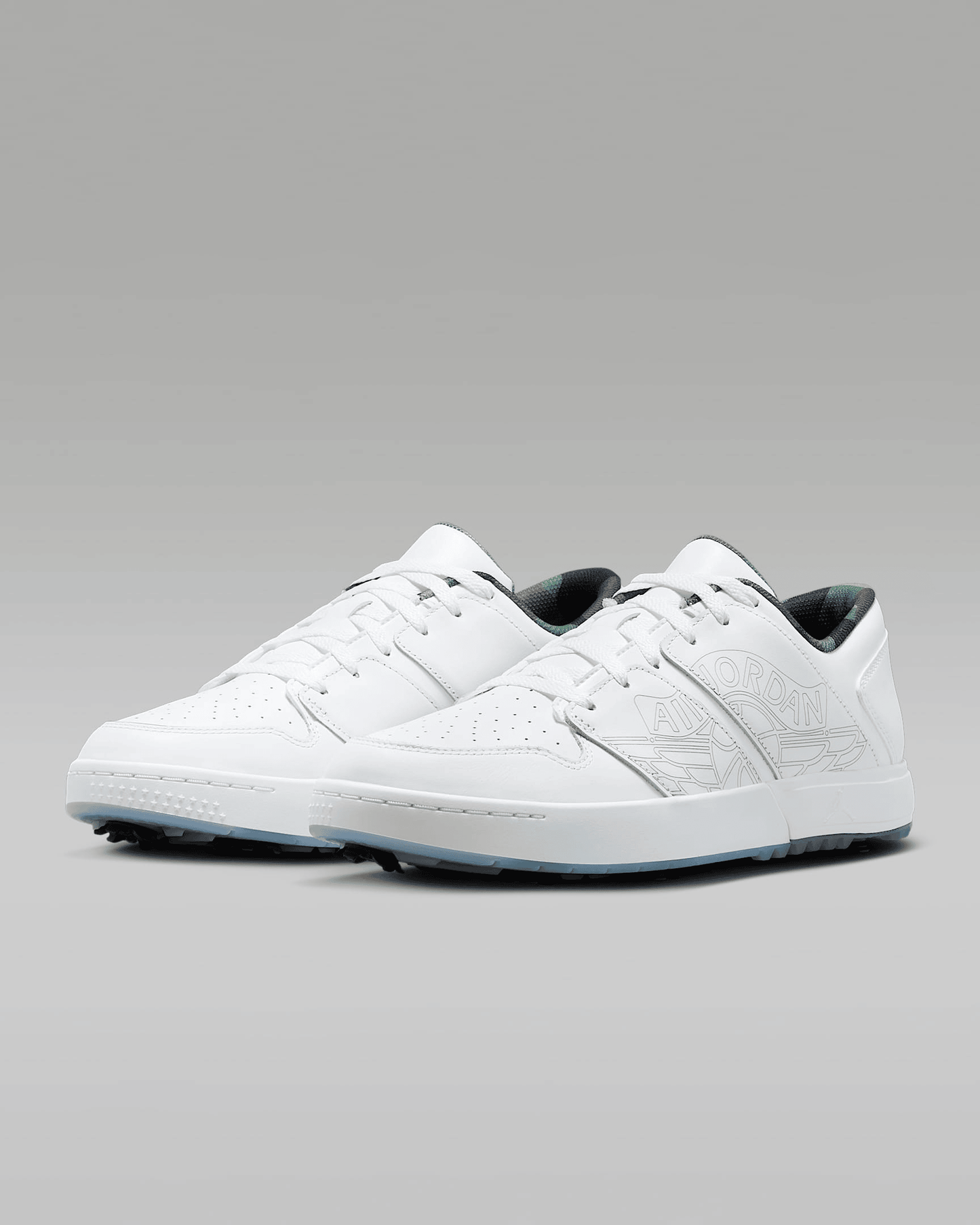 Men's Jordan NU Retro 1 G White Shoes