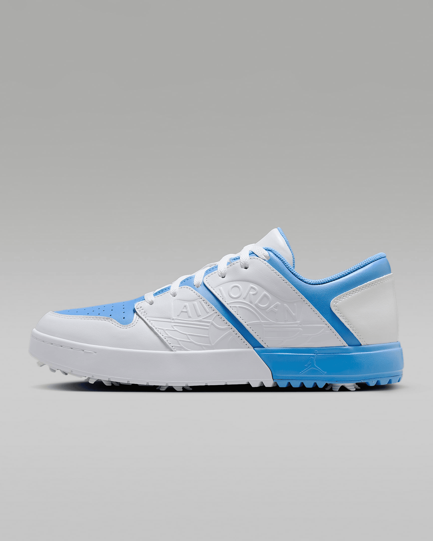 Men's Jordan NU Retro 1 G White University Blue Shoes