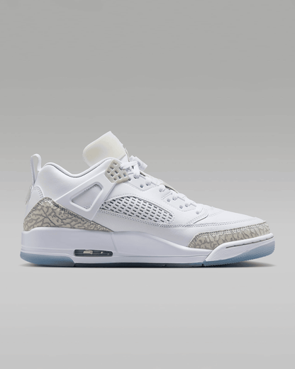 Men's Air Jordan Spizike Low Metallic Silver Shoes