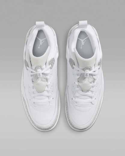 Men's Air Jordan Spizike Low Metallic Silver Shoes