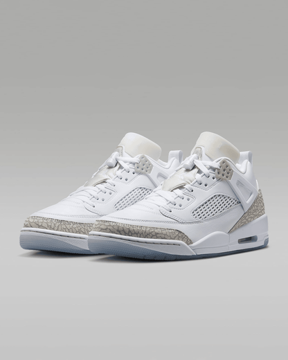 Men's Air Jordan Spizike Low Metallic Silver Shoes