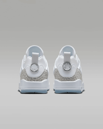 Men's Air Jordan Spizike Low Metallic Silver Shoes