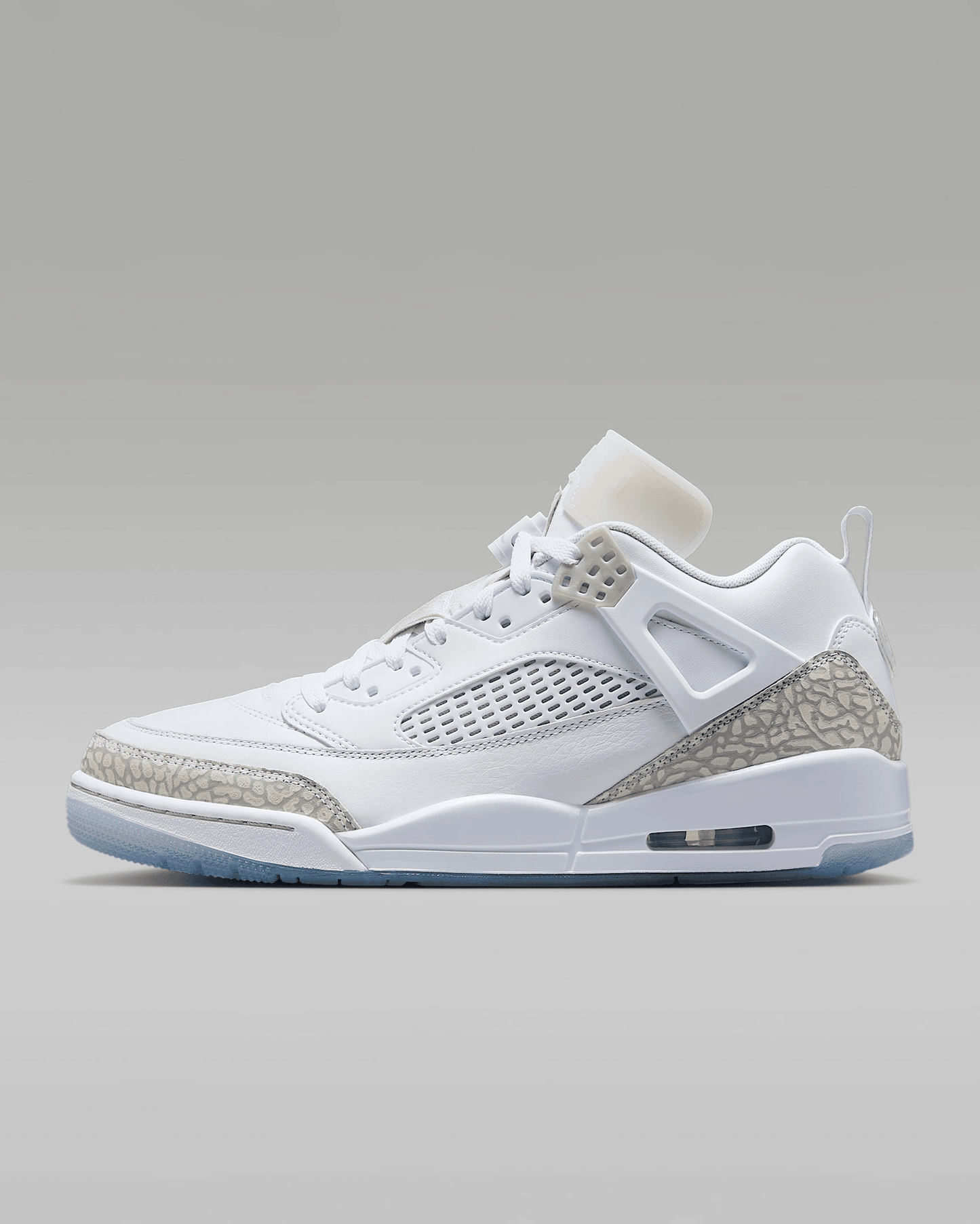 Men's Air Jordan Spizike Low Metallic Silver Shoes