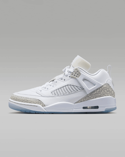 Men's Air Jordan Spizike Low Metallic Silver Shoes