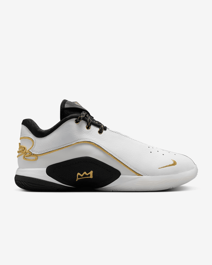 Men's Lebron 22 White Metallic Gold Shoes