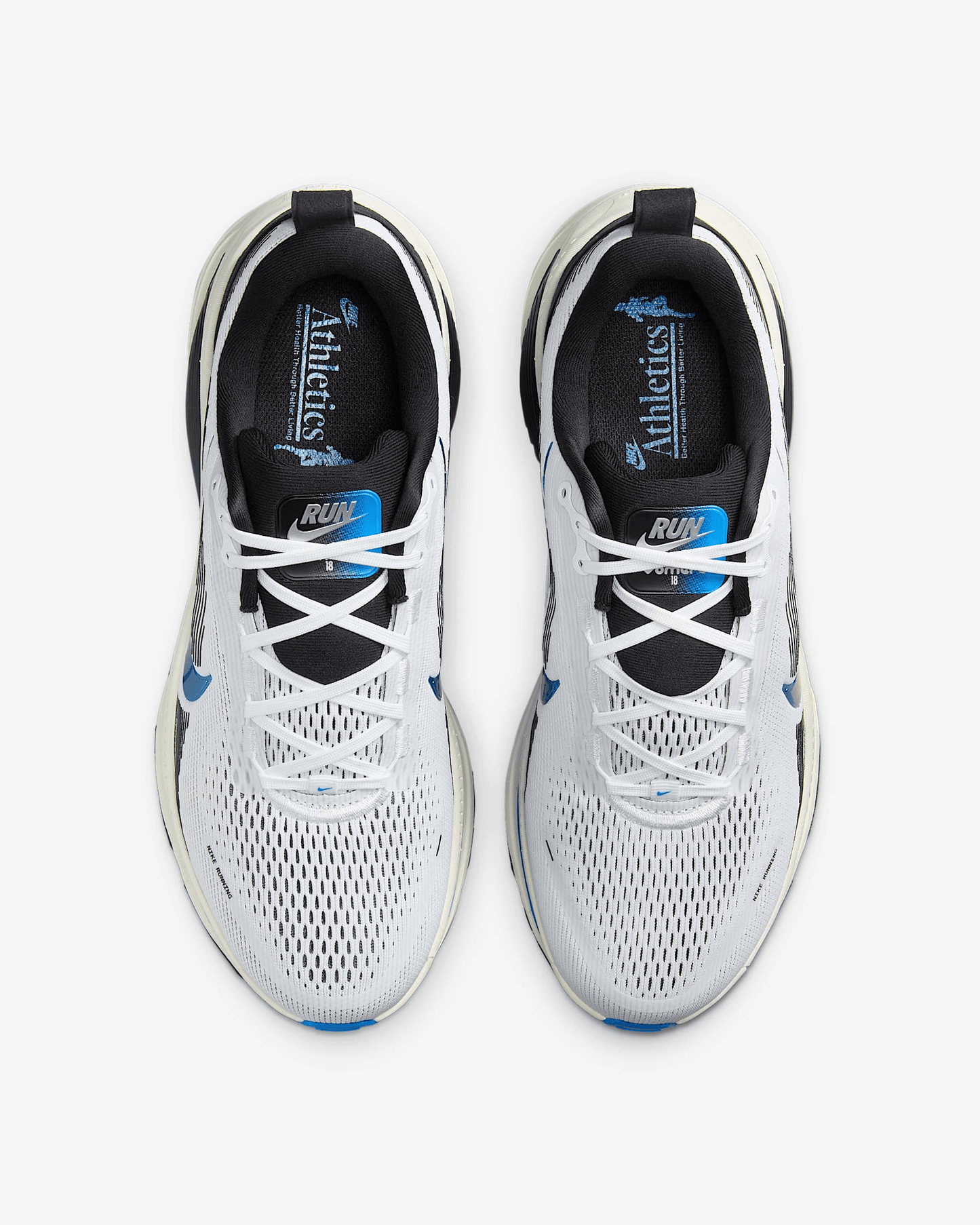 Men's Nike Vomero 18 White Black Shoes