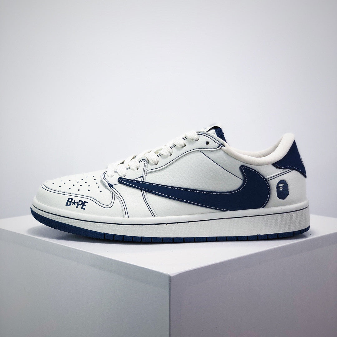 Men's Air Jordan 1 Low xSUPREME Shoes