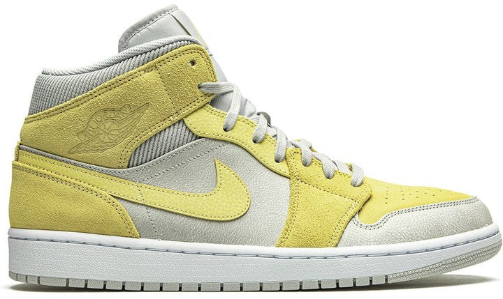 Men's Air Jordan 1 Mid Lemon Wash Shoes