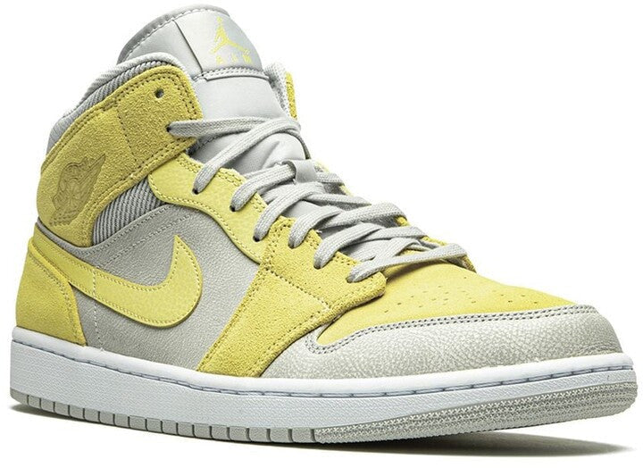 Men's Air Jordan 1 Mid Lemon Wash Shoes