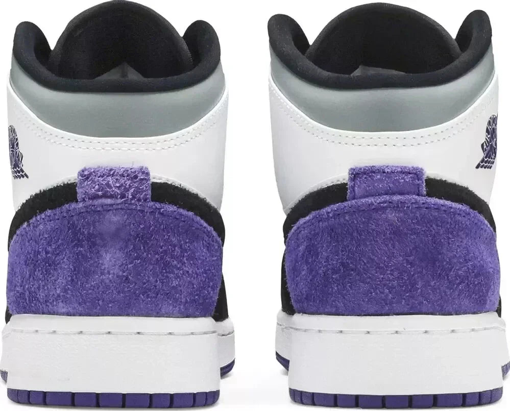 Men's Air Jordan 1 Mid Varsity Purple Shoes