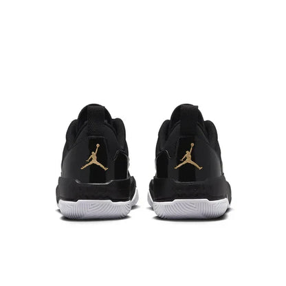 Men's Air Jordan One Take 4 Black Metallic Gold Shoes