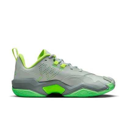 Men's Air Jordan One Take 4 Grey Green Strike Shoes