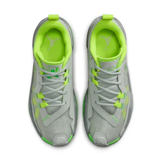 Men's Air Jordan One Take 4 Light Silver Volt Shoes