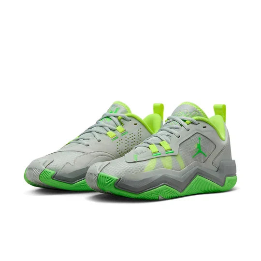 Men's Air Jordan One Take 4 Light Silver Volt Shoes