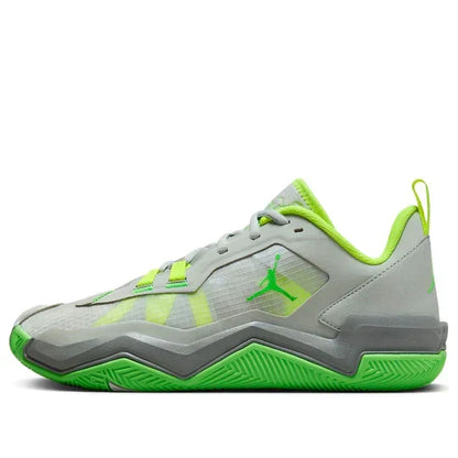 Men's Air Jordan One Take 4 Light Silver Volt Shoes