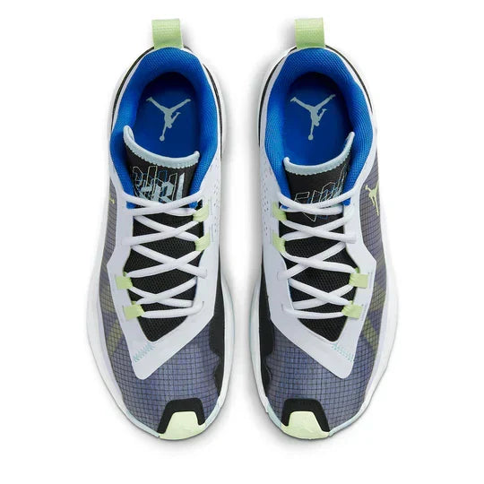 Men's Air Jordan One Take 4 White Copa Lime Shoes