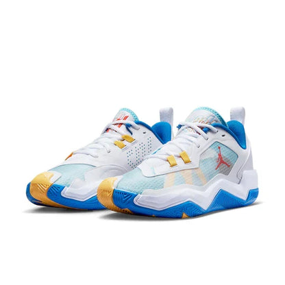 Men's Air Jordan One Take 4 White Lagoon Pulse Shoes