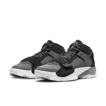 Men's Air Jordan Zion 2 Black Metallic Gold Shoes