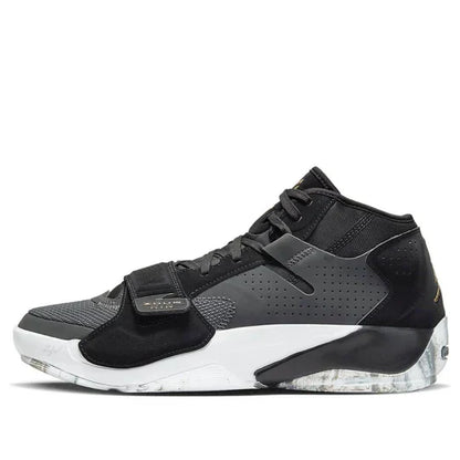 Men's Air Jordan Zion 2 Black Metallic Gold Shoes