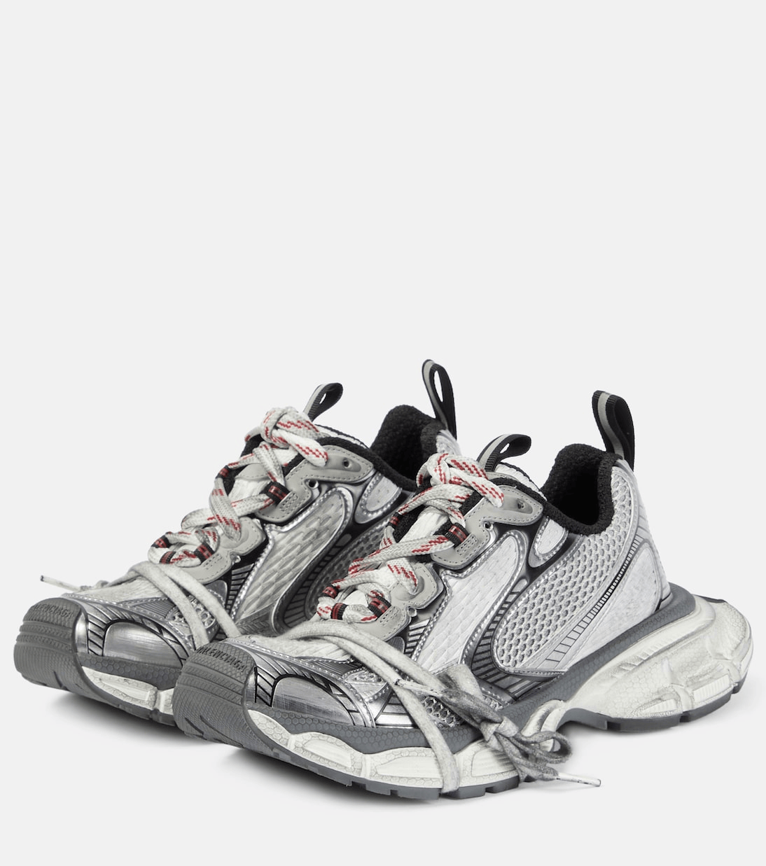 Men's Balenciaga 3XL Sneaker In Grey White Red