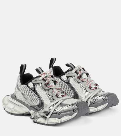 Men's Balenciaga 3XL Sneaker In Grey White Red