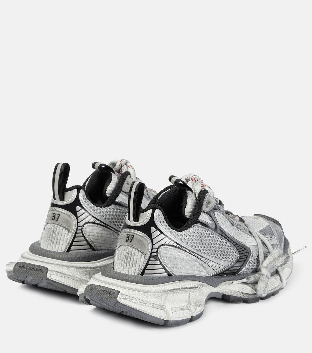 Men's Balenciaga 3XL Sneaker In Grey White Red