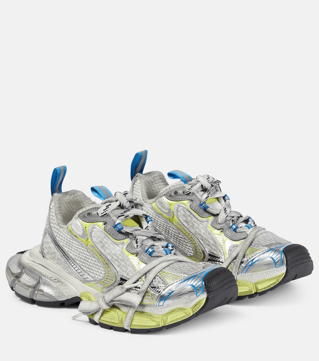 Men's Balenciaga 3XL Sneaker In White Yellow Blue