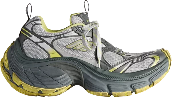 Men's Balenciaga shoes 10XL Sneakers In Grey Yellow