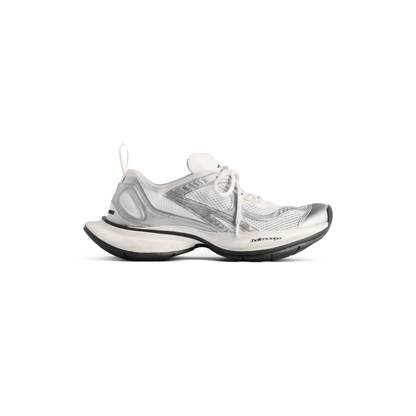 Men's Circuit Sneaker White Silver Shoes