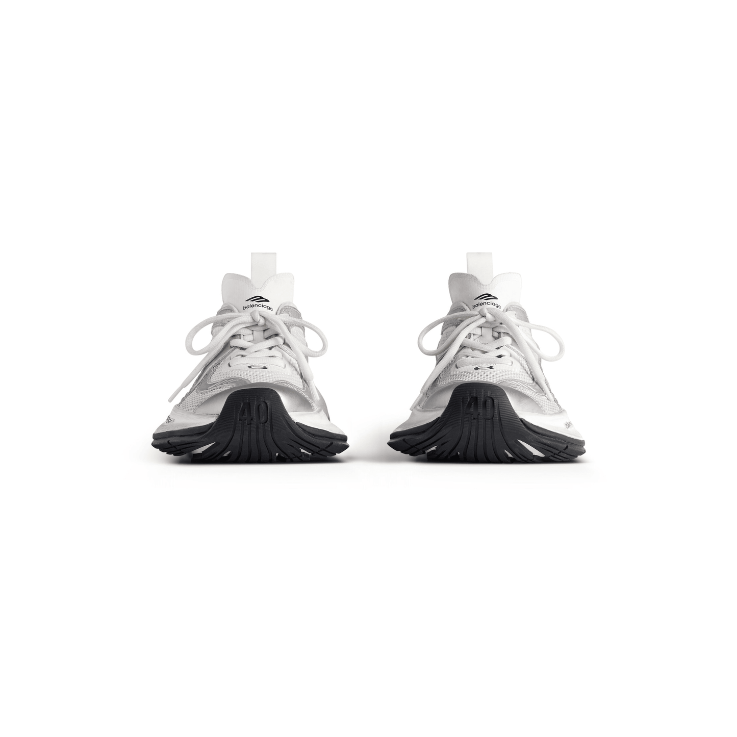 Men's Circuit Sneaker White Silver Shoes