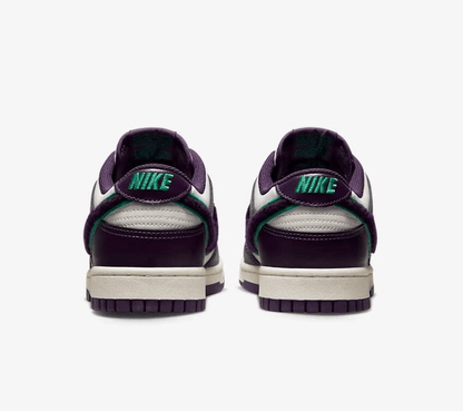 Men's Nike SB Dunk Low Swooshes Black Purple Shoes