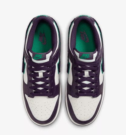 Men's Nike SB Dunk Low Swooshes Black Purple Shoes