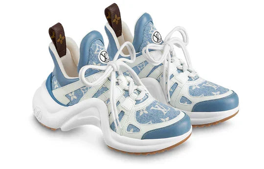Men's LOUIS VUITTON Archlight 2.0 Platform Denim Monogram Sneakers