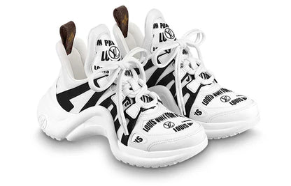 Men's LOUIS VUITTON Archlight 2.0 Platform White Black Sneakers