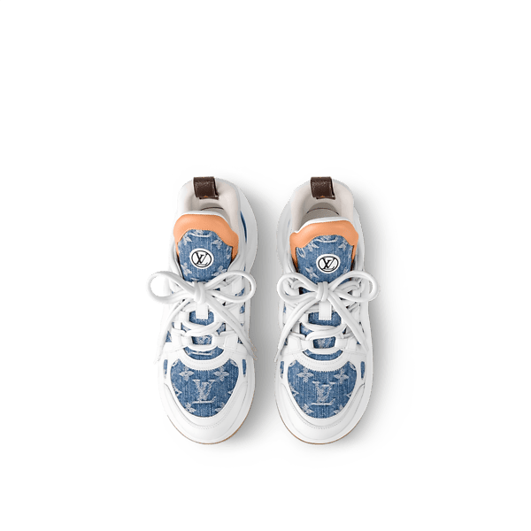 Men's LOUIS VUITTON Archlight 1.0 Platform White Brown Monogram Sneakers