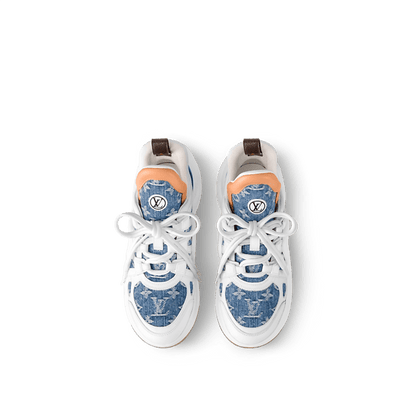 Men's LOUIS VUITTON Archlight 1.0 Platform White Brown Monogram Sneakers