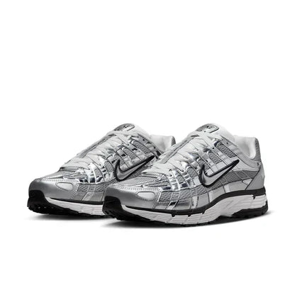 Men's Nike PÃ¢â‚¬â€˜6000 Metallic Silver Shoes