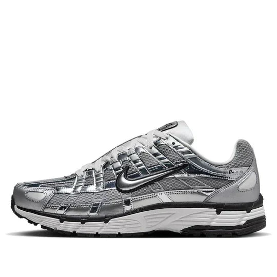 Men's Nike PÃ¢â‚¬â€˜6000 Metallic Silver Shoes