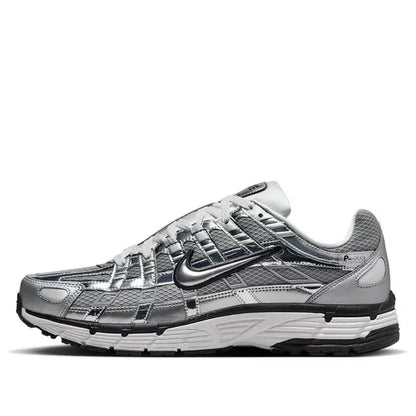 Men's Nike PÃ¢â‚¬â€˜6000 Metallic Silver Shoes