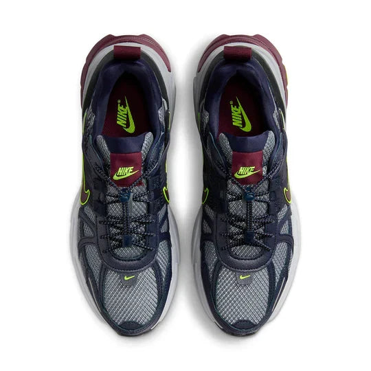 Men's Nike V2K Black Grey Volt Green Shoes