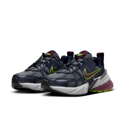 Men's Nike V2K Black Grey Volt Green Shoes