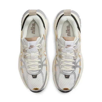 Men's Nike V2K Khaki Metallic Silver Shoes