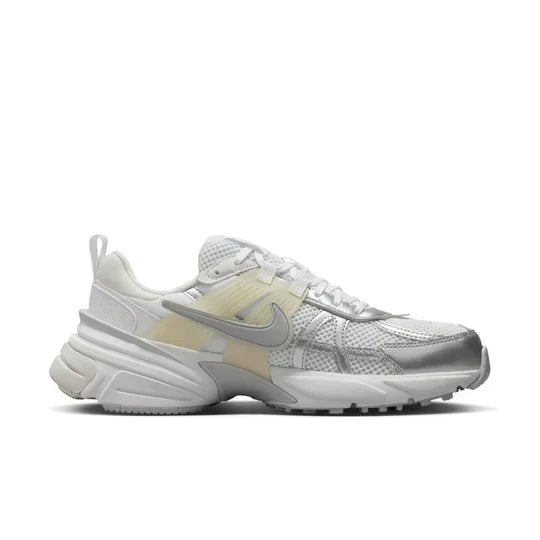 Men's Nike V2K Metallic Silver Shoes