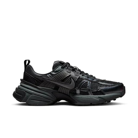 Men's Nike V2K Metallic Silver Black Shoes