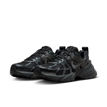 Men's Nike V2K Metallic Silver Black Shoes