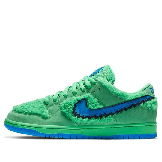 Men's Nike x Grateful Dead SB Dunk Low Green Bear Shoes