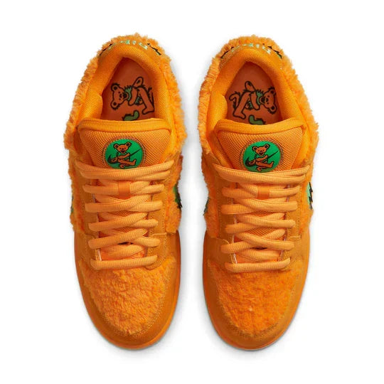 Men's Nike x Grateful Dead SB Dunk Low Orange Bear Shoes