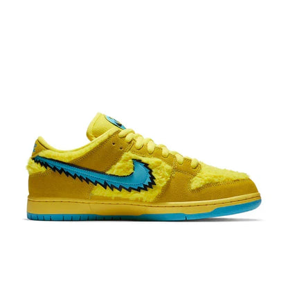Men's Nike x Grateful Dead SB Dunk Low Yellow Bear Shoes