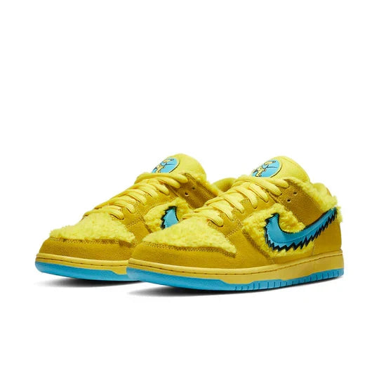 Men's Nike x Grateful Dead SB Dunk Low Yellow Bear Shoes