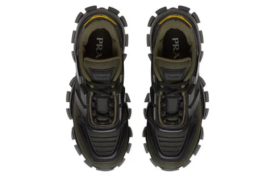 Men's PRADA Cloudbust Thunder Sneakers In Olive Green